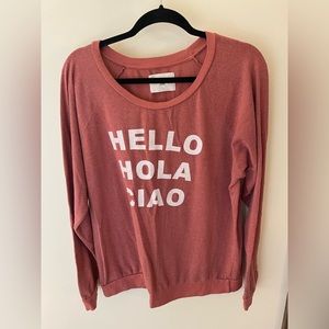 Sol Angeles Graphic Print Sweatshirt